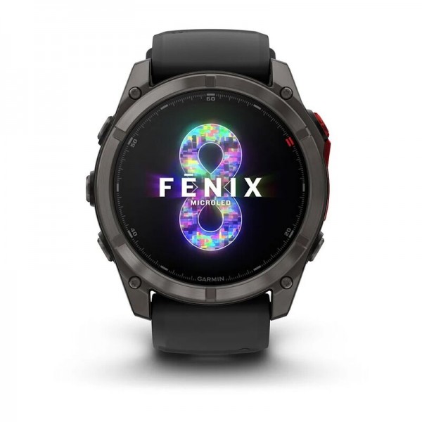 Умные часы Garmin Fenix 8 Pro 51mm MicroLED Sapphire Titanium Carbon Gray 010-03380-01