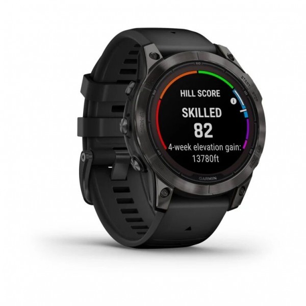 Купить Умные часы Garmin Garmin Fenix 7 Pro 47 мм Sapphire Solar Carbon Grey Whit Black Band 010-02777-00 в Москве