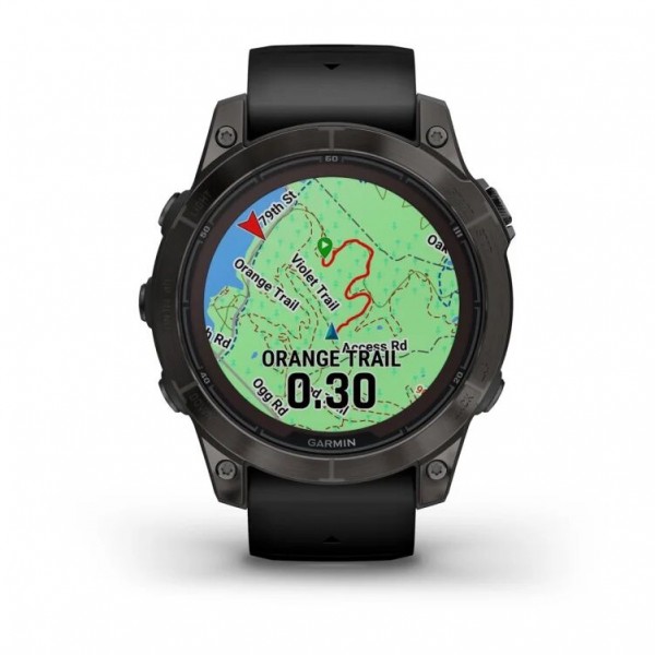 Купить Умные часы Garmin Garmin Fenix 7 Pro 47 мм Sapphire Solar Carbon Grey Whit Black Band 010-02777-00 в Москве