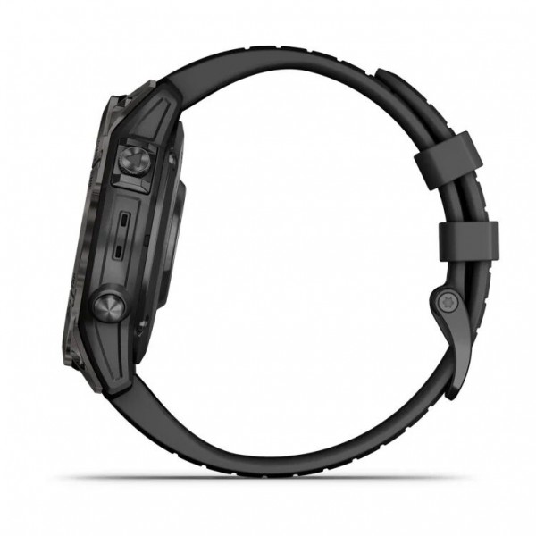Купить Умные часы Garmin Garmin Fenix 7 Pro 47 мм Sapphire Solar Carbon Grey Whit Black Band 010-02777-00 в Москве