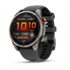 Умные часы Garmin Fenix 8 Pro 47mm Amoled Sapphire Lens Tinanium With Graphite/Black Silicone Band 010-03198-11