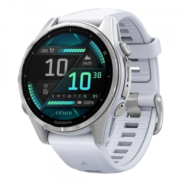 Умные часы Garmin FENIX 8 43 мм Amoled Silver EU