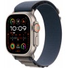 Умные часы Apple Watch Ultra 2 49 мм Titanium Case, титановый/blue Alpine Loop (M)