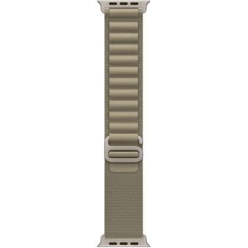 Умные часы Apple Watch Ultra 2 49 мм Titanium Case, титановый/olive Alpine Loop (М)