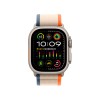 Умные часы Apple Watch Ultra 2 49 мм Titanium Case, титановый/orange/beige Trail Loop (S/M)