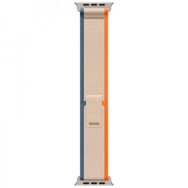 Умные часы Apple Watch Ultra 2 49 мм Titanium Case, титановый/orange/beige Trail Loop (S/M)
