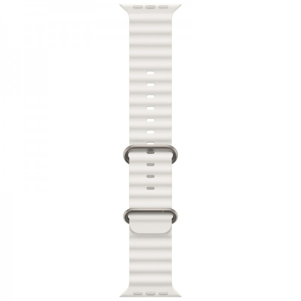 Умные часы Apple Watch Ultra 2 49 мм Titanium Case, титановый/white Ocean Band One Size