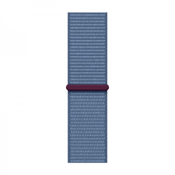Умные часы Apple Watch SE 2 (2023) 44mm в серебристом алюминиевом корпусе с зимним синим спортивным ремешком