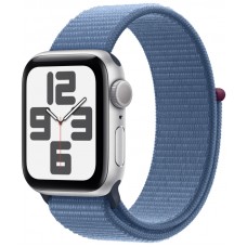 Умные часы Apple Watch SE 2 (2023) GPS 40mm Silver Aluminium Case with Winter Blue Sport Loop (MRE33)