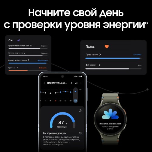 Умные часы Samsung Galaxy Watch 7 40 мм LTE, green