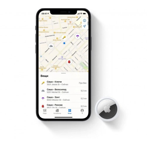 Поисковый трекер Apple AirTag белый