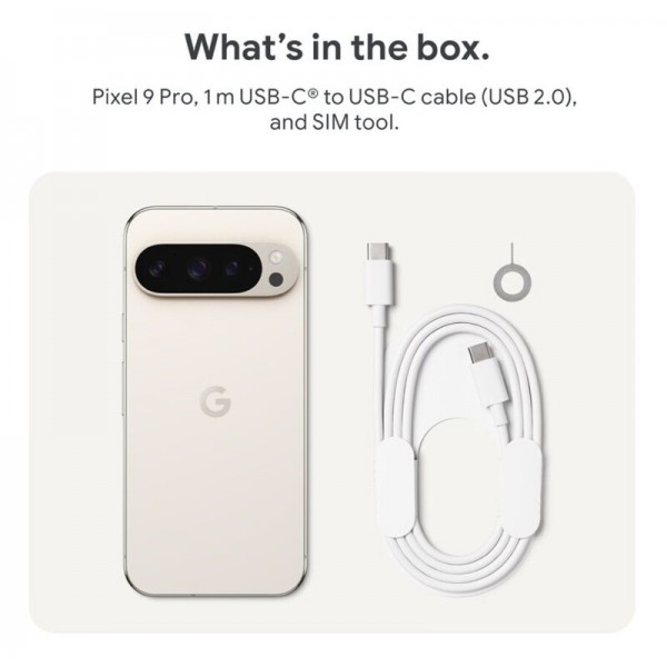 Смартфон Pixel 9 Pro 5G 16/512ГБ, Dual: nano SIM + eSIM, Porcelain