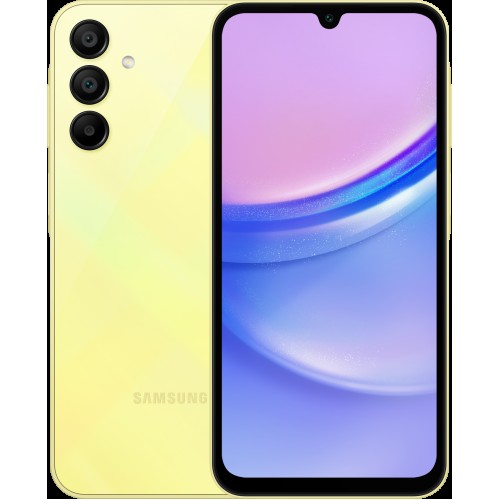 Смартфон Samsung Galaxy A15 4/128 ГБ, Dual nano SIM, Yellow