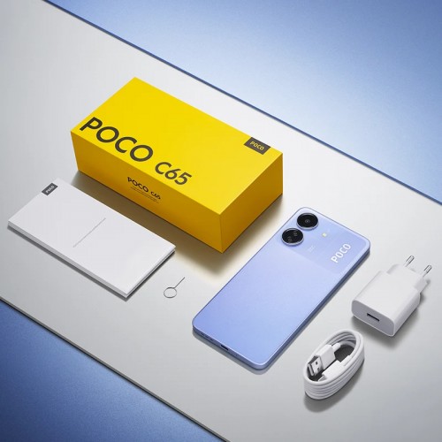 Смартфон POCO C65 6/128, RU, Dual nano SIM, Blue