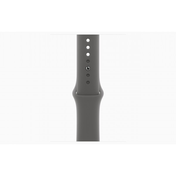 Apple Watch S10 42mm Natural Titanium Case with Stone Gray Sport Band S/M (HK)