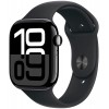 Apple Watch S10 46mm Aluminium Jet Black Sport Band S/M