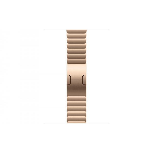 Apple Watch S10 46mm: Золотой титановый корпус с золотым браслетом