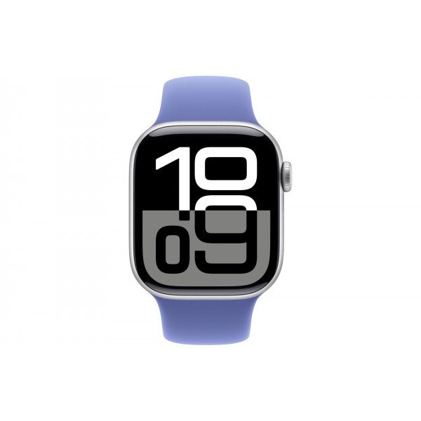 Apple Watch S10 42mm Silver Aluminium Case with  Periwinkle Sport Band S/M
