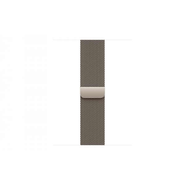 Apple Watch S10 42mm Silver Aluminum Case with Natural Milanese Loop