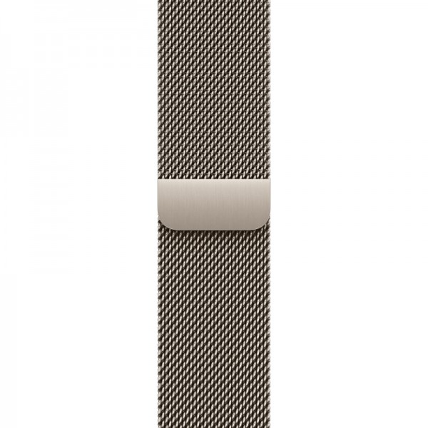 Apple Watch S10 42mm Natural Titanium Case with Natural Milanese Loop