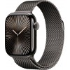 Apple Watch S10 46mm Slate Titanium Case with Slate Milanese Loop M/L