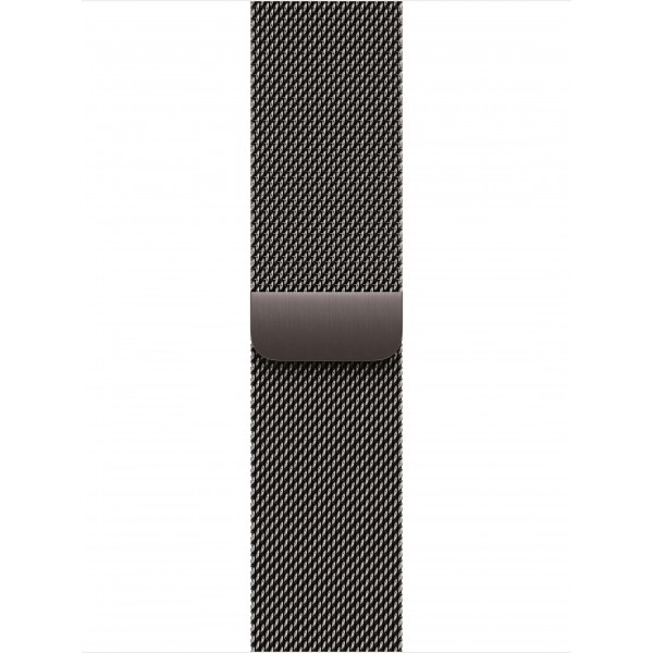 Apple Watch S10 46mm Slate Titanium Case with Slate Milanese Loop M/L
