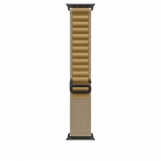 Ремешок для Apple Watch Ultra 49mm Tan Alpine Loop - S (Бежевый) Black Titanium Finish