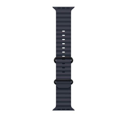 Ремешок для Apple Watch 49mm Navy Ocean Band Black Titanium Finish (Темно-синий) 