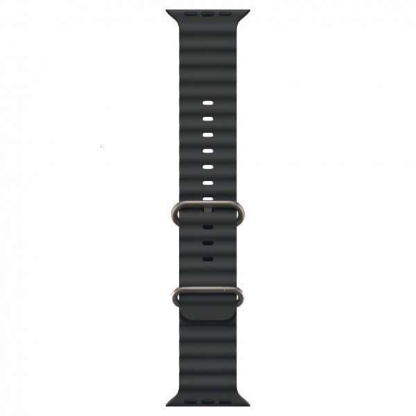 Ремешок для Apple Watch 49mm  Black Ocean Band (Черный) 