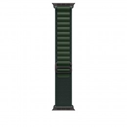 Ремешок для Apple Watch Ultra 49mm Dark Green Alpine Loop - S (Зеленый) Black Titanium Finish