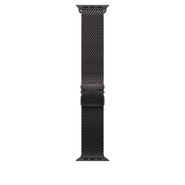 Ремешок для Apple Watch 49mm Black Titanium Milanese Loop - M (Черный) (MXKG3)