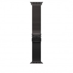 Ремешок для Apple Watch 49mm Black Titanium Milanese Loop - L (Черный)