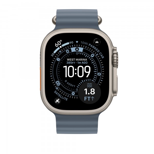 Ремешок для Apple Watch 49mm Anchor Blue Ocean Band 