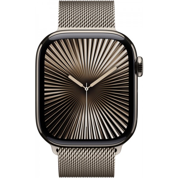 Ремешок для Apple Watch 46mm Natural Milanese Loop - S/M (Бежевый)