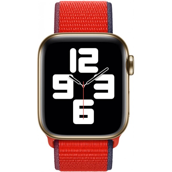 Ремешок для Apple Watch 40mm Red Sport Loop (Красный)