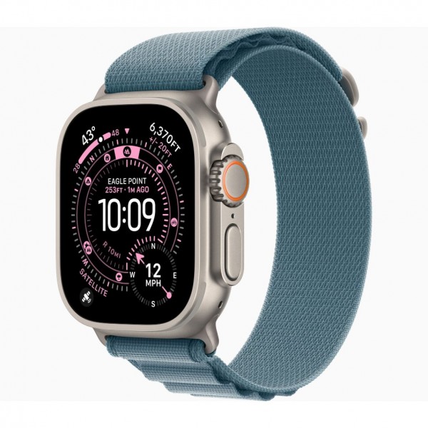 Ремешок для Apple Watch Ultra 49mm Light Blue Alpine Loop S