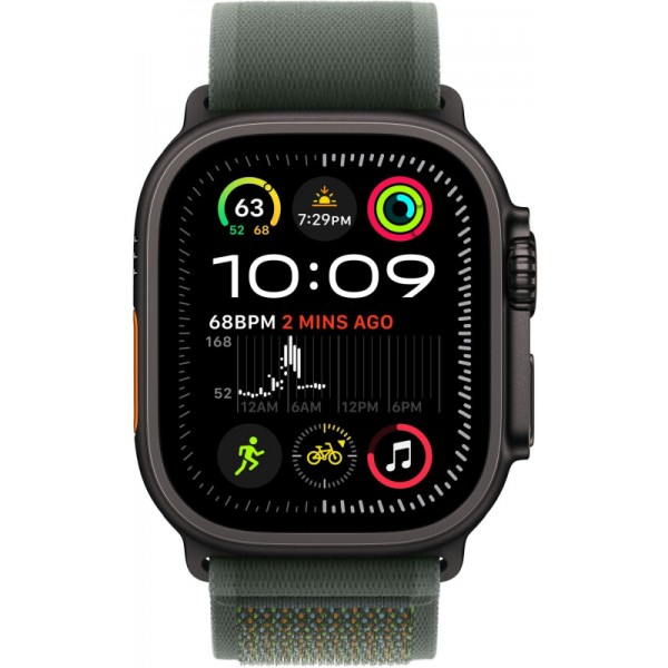 Купить Ремешок для Apple Watch Ultra 49mm Green Trail Loop - S/M (Зеленый) (MYQ33) в Москве