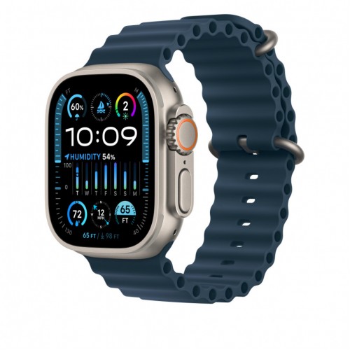 Ремешок для Apple Watch 49mm Ocean Band - Синий (Blue) MT633