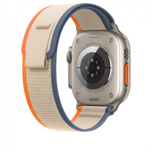 Ремешок для Apple Watch Ultra 49mm Orange/Beige Trail Loop - S/M (Оранжевый/Бежевый)
