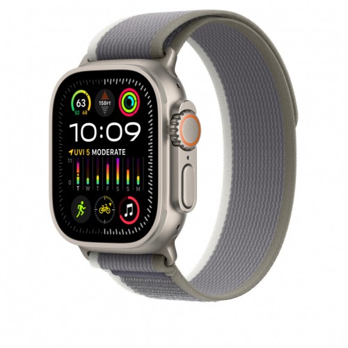 Ремешок для Apple Watch Ultra 49mm Green/Gray Trail Loop - M/L (Зеленый/Серый)