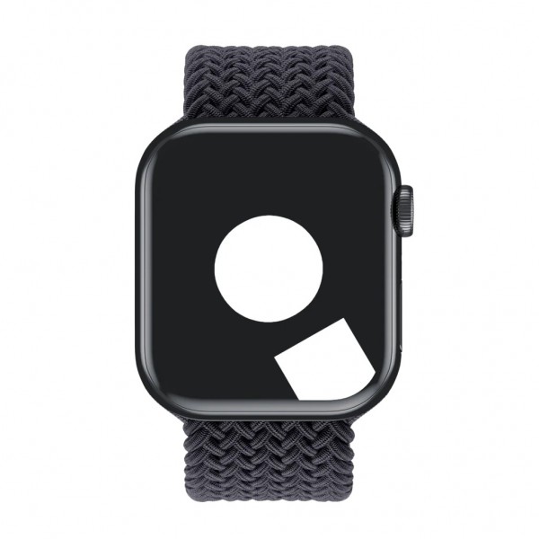 Ремешок для Apple Watch 45mm Midnight Braided Solo Loop - Size 11 (Черный) 