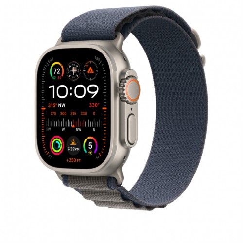 Ремешок для Apple Watch Ultra 49mm Blue Alpine Loop - S (Синий)