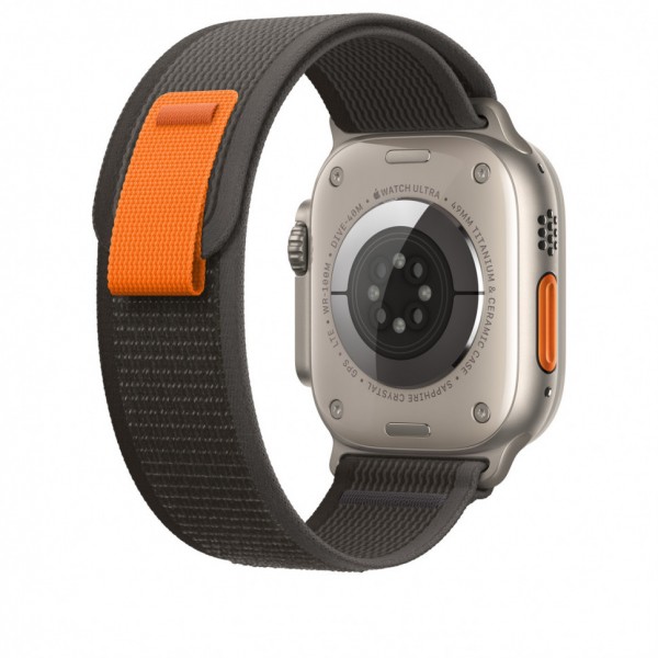 Ремешок для Apple Watch Ultra 49mm Черно-серый Trail Loop S/M (MQEP3)