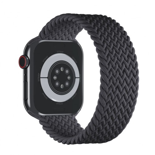 Ремешок для Apple Watch 45mm Midnight Braided Solo Loop - Size 6 (Черный) 