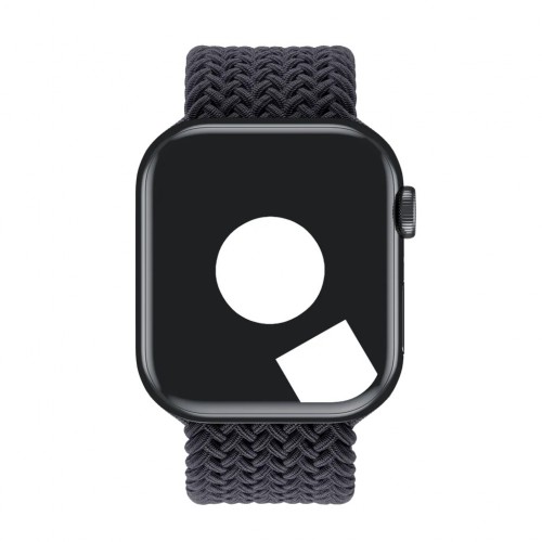 Ремешок для Apple Watch 45mm Midnight Braided Solo Loop - Size 6 (Черный) 