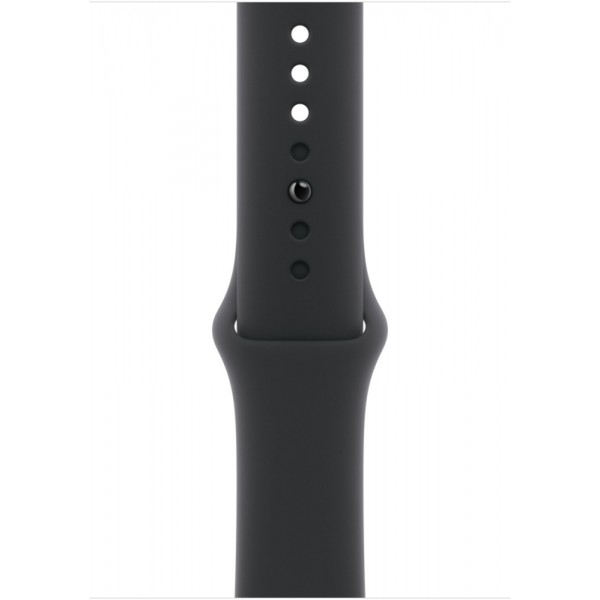 Ремешок для Apple Watch 46mm Black Sport Band - M/L (Черный) (MXM43)