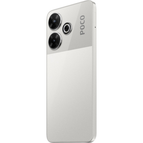 Смартфон Xiaomi POCO M6 8/256ГБ в серебристом цвете с поддержкой Dual nano SIM