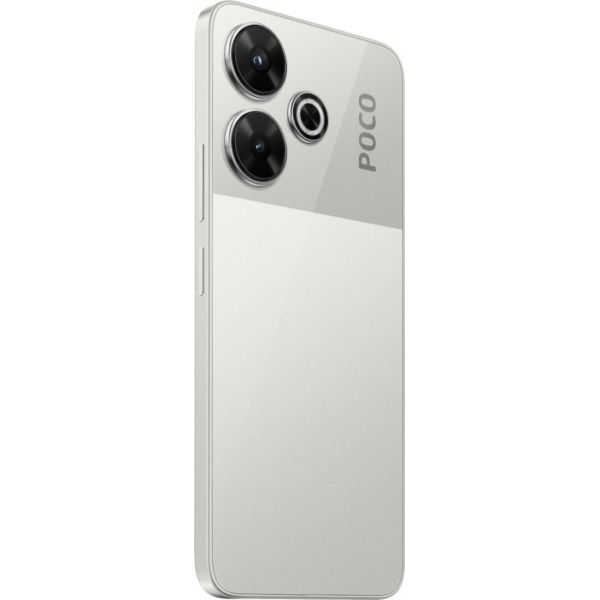 Смартфон Xiaomi POCO M6 8/256ГБ в серебристом цвете с поддержкой Dual nano SIM