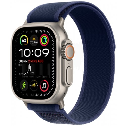 Умные часы Apple Watch Ultra 2 (2024) GPS + Cellular, 49 мм, корпус из бежевого титана, ремешок Blue Trail Loop HK, размер M/L