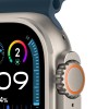 Умные часы Apple Watch Ultra 2 (2024) GPS + Cellular, 49 мм, корпус из бежевого титана, ремешок Ocean Band Navy HK синего цвета